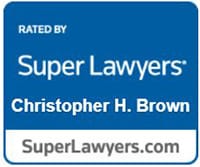 Rated By Super Lawyers | Christopher H. Brown | SuperLawyers.com.